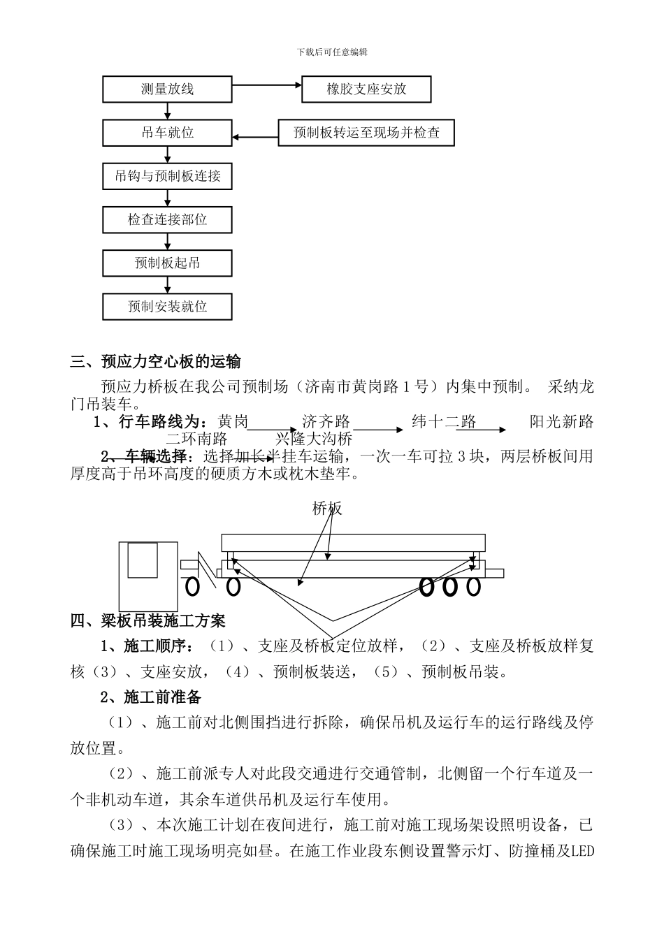 桥梁预制板吊装施工方案_第2页