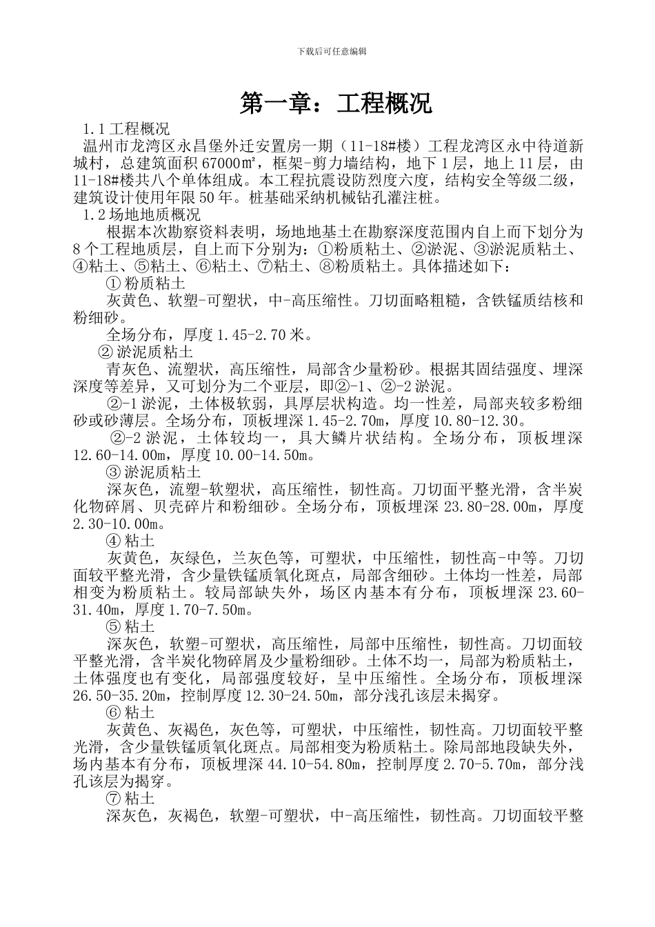 桩基施工组织设计_第1页