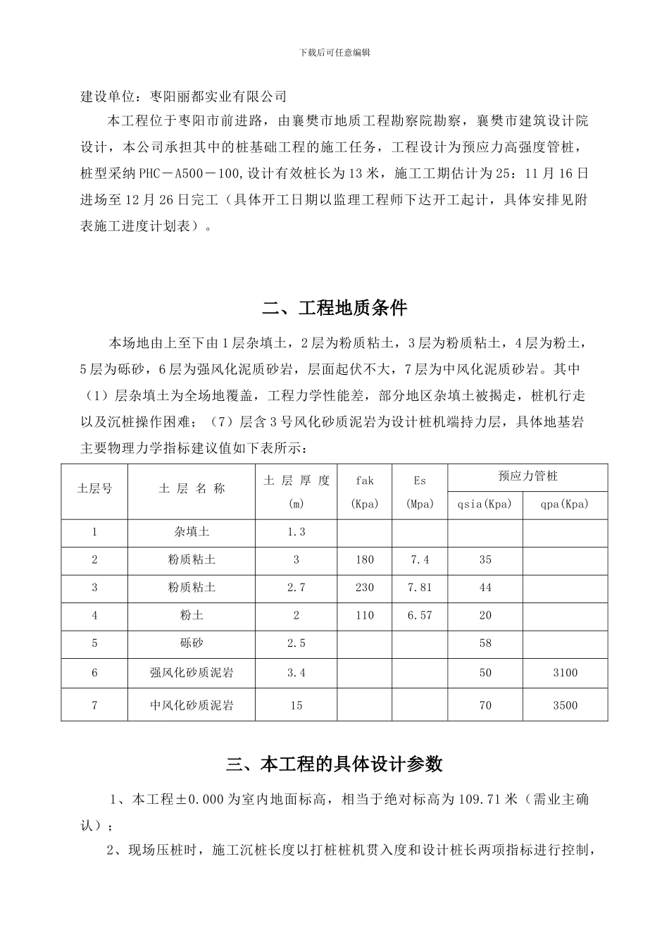 桩基础施工方案_第2页