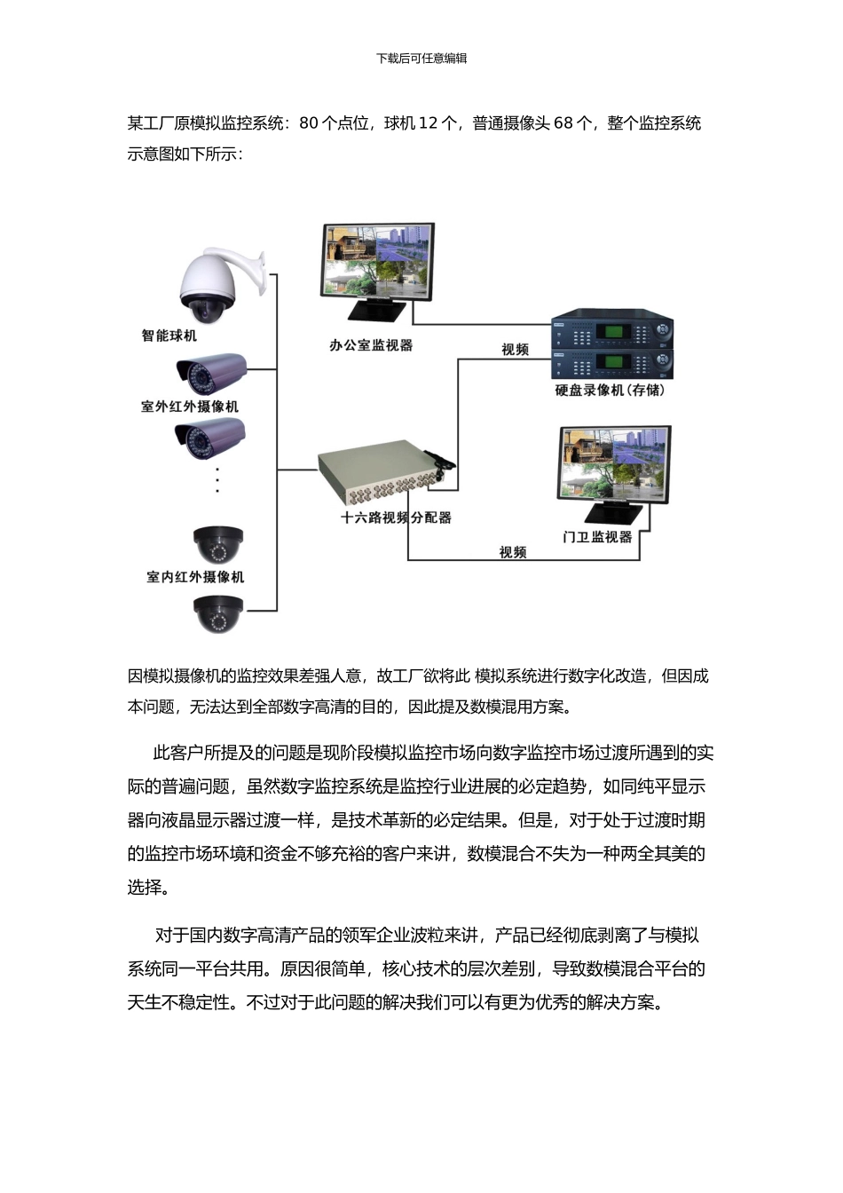 模拟监控系统改造为数字监控系统的工程分析_第2页