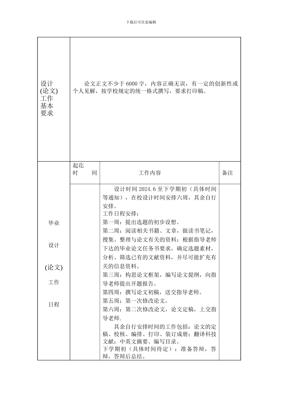 毕业设计任务书_第3页