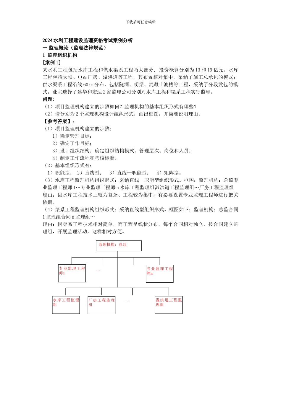 水利工程建设监理案例分析_第1页