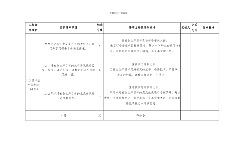 水利水电施工企业安全生产标准化评审标准()_第3页