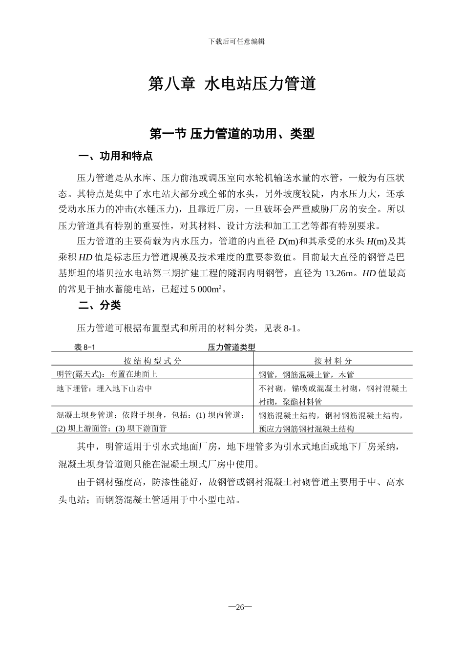 水电站压力管道_第1页