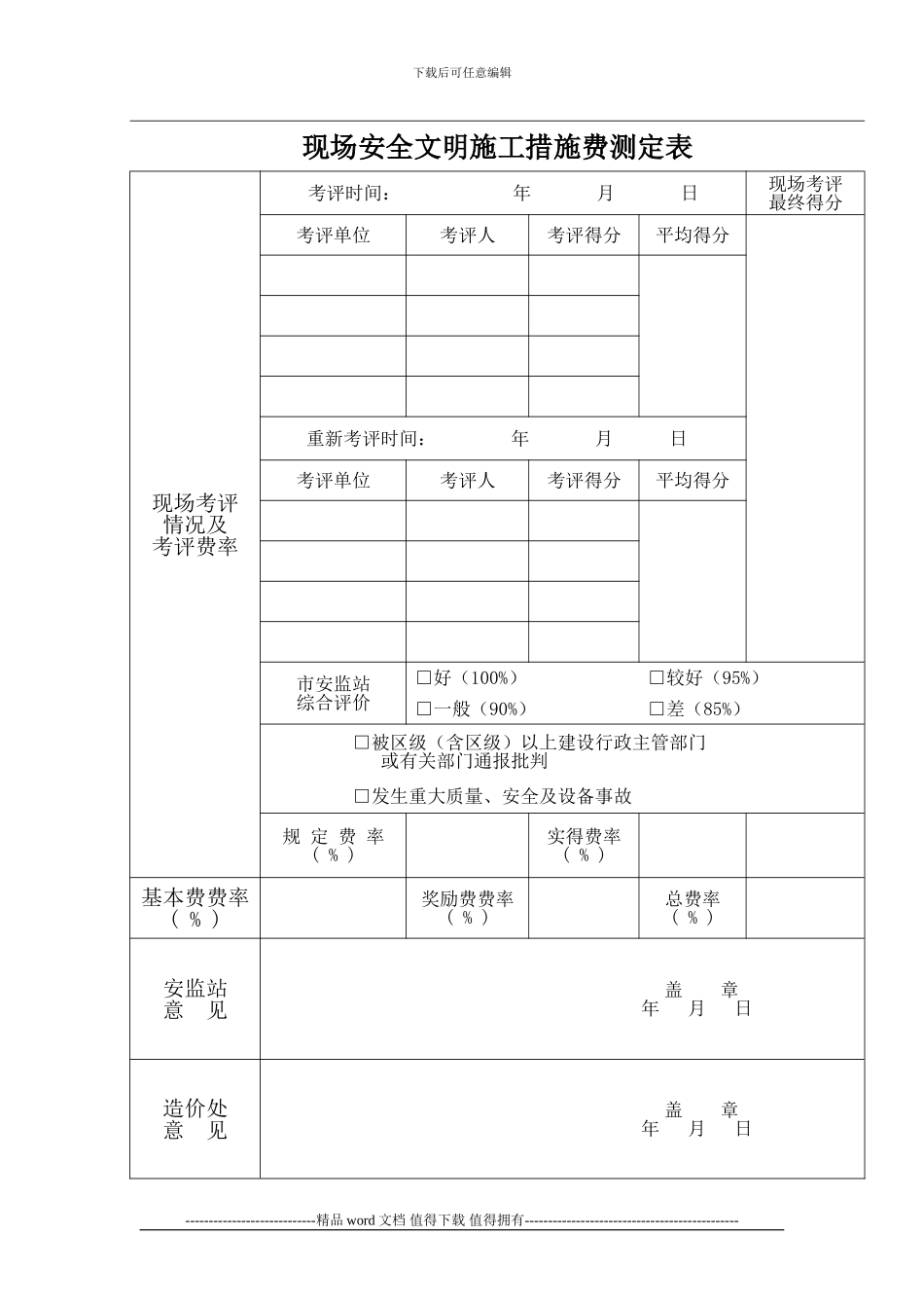 江苏现场安全文明施工措施费申请表_第2页