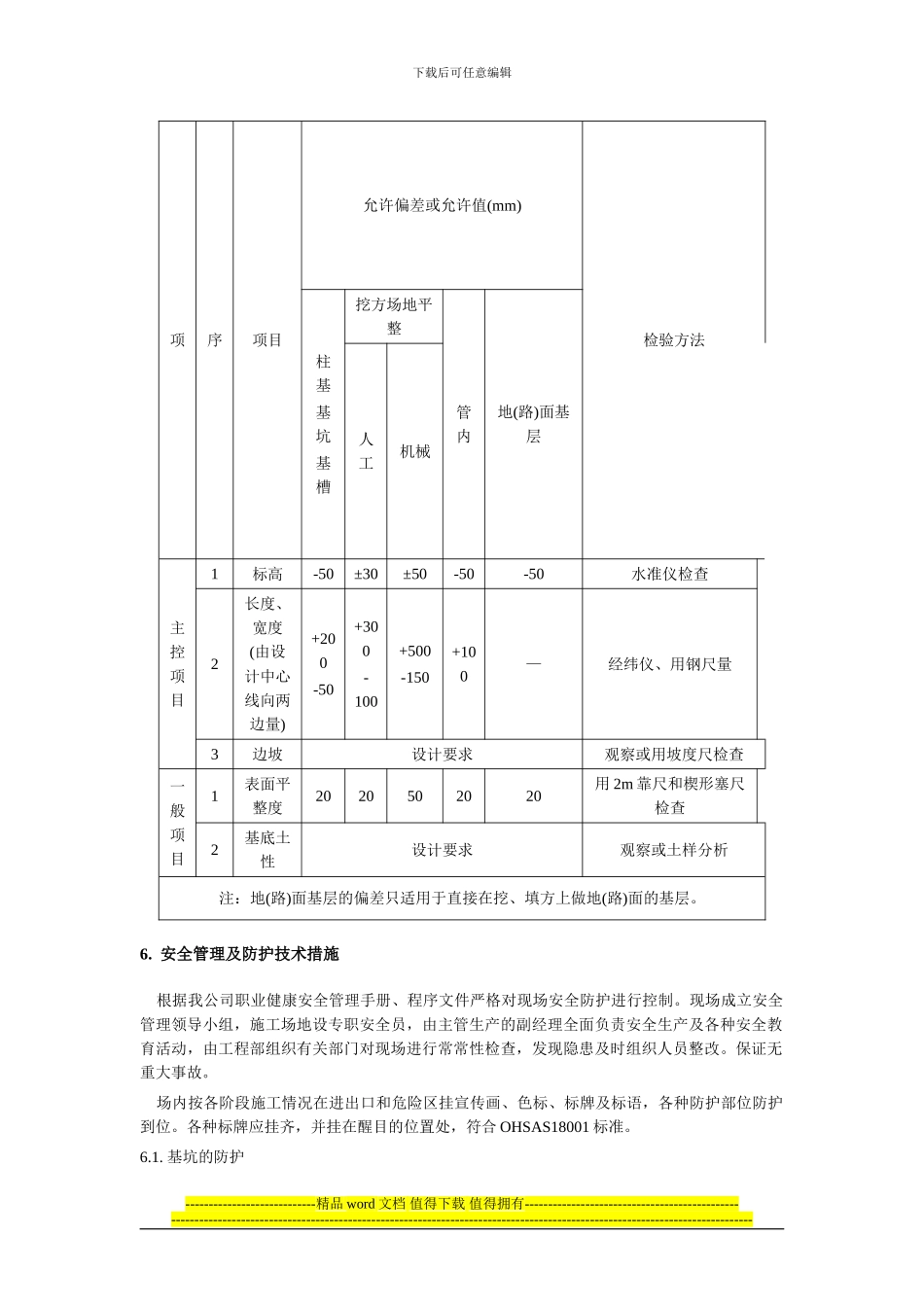 污水处理厂土方开挖施工方案_第3页