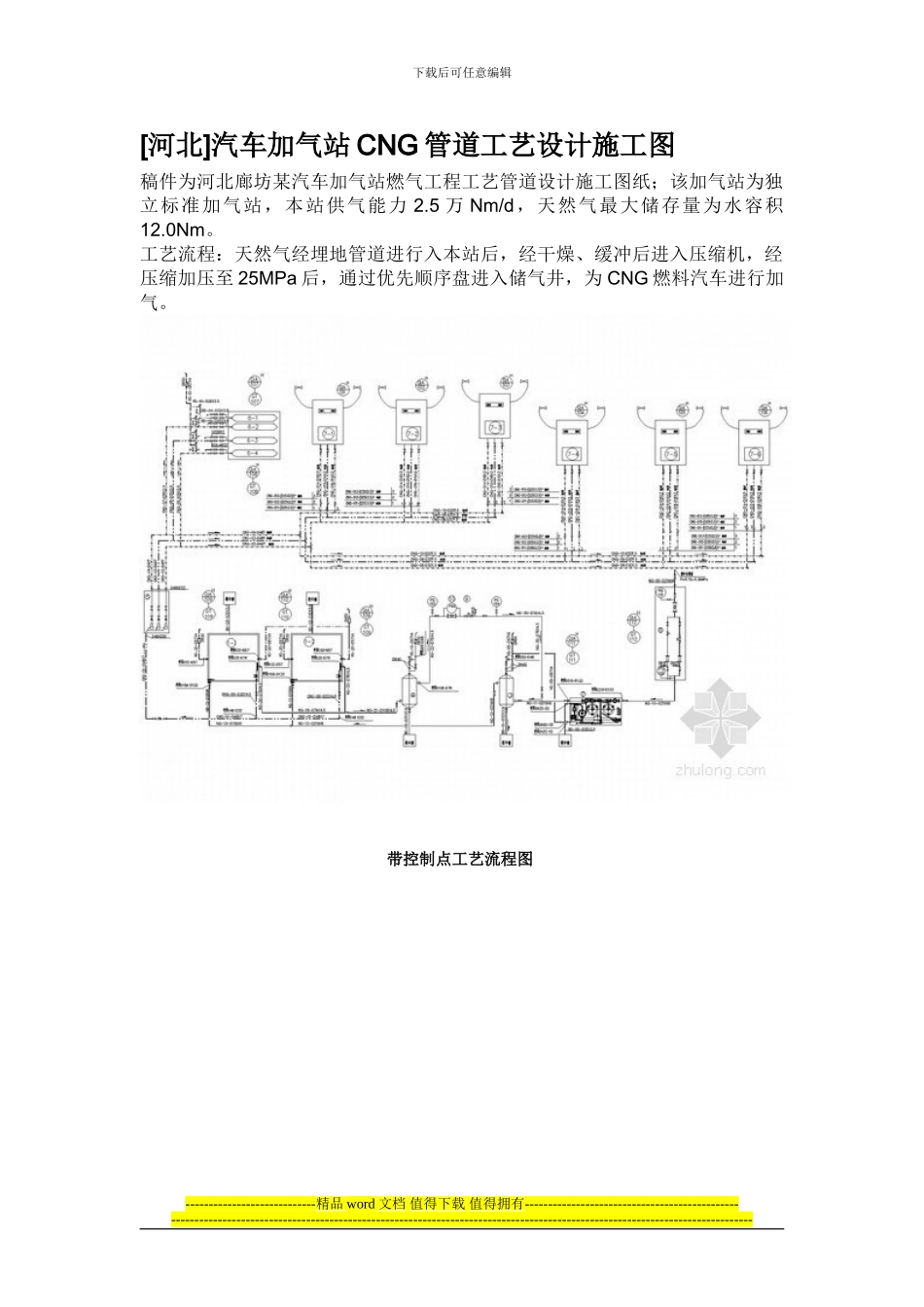 汽车加气站CNG管道工艺设计施工图_第1页