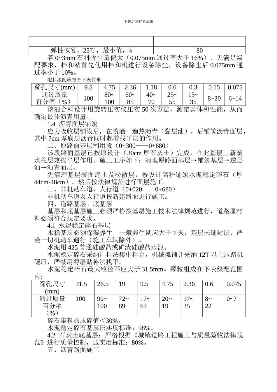 沥青混凝土道路施工方案_第3页