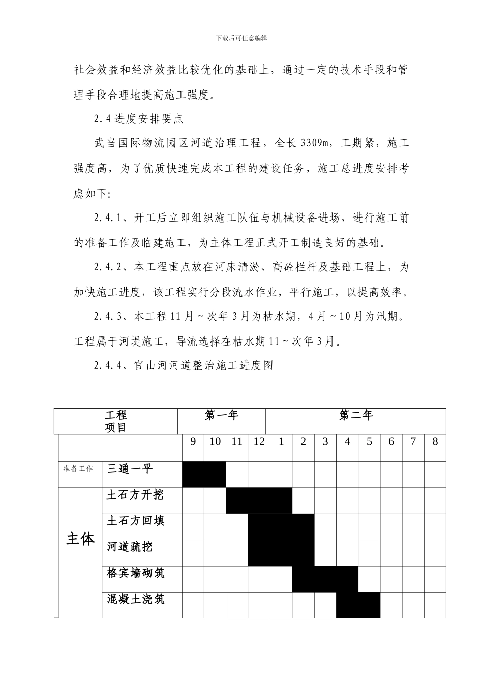 河道治理施工方案_第3页