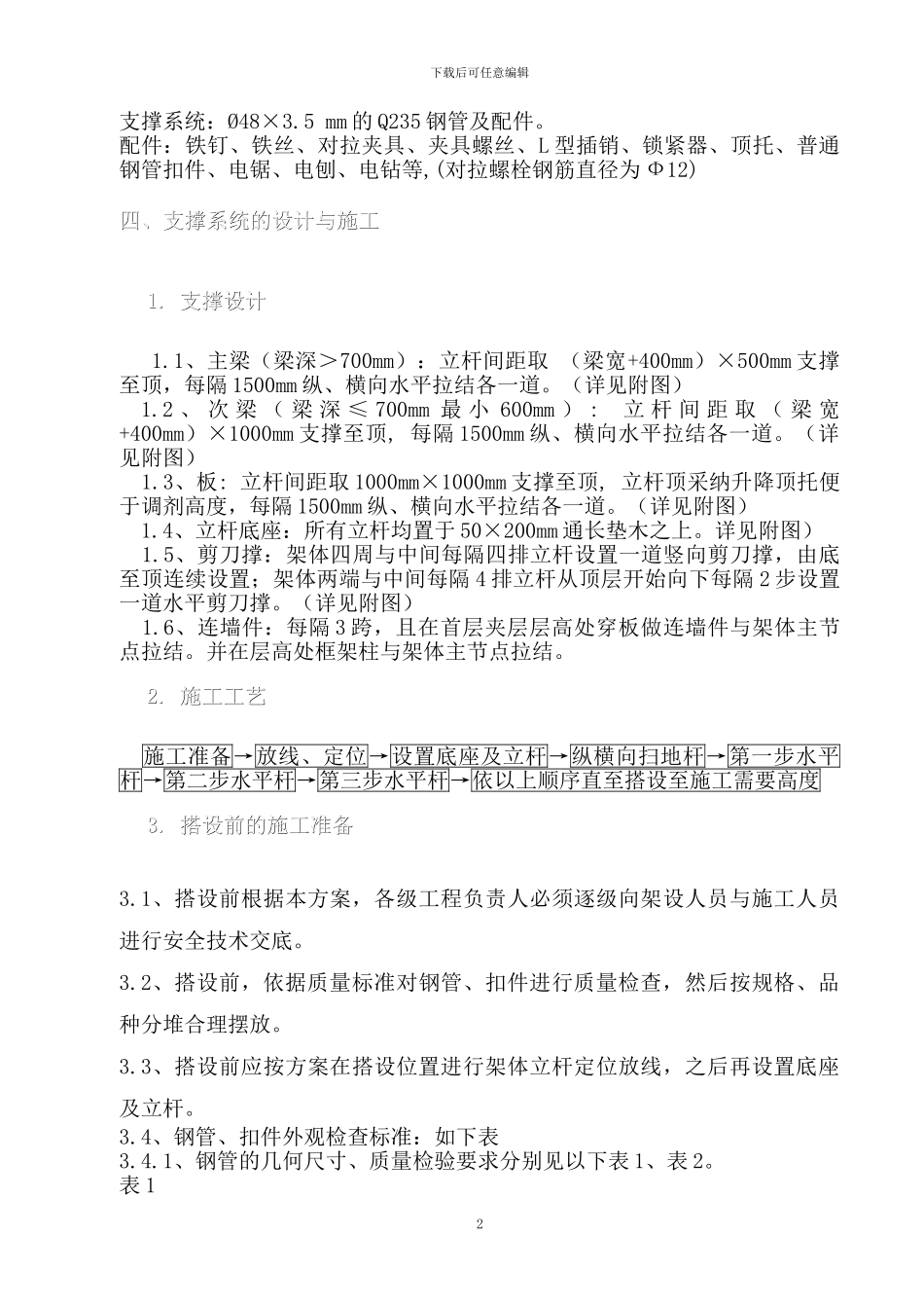 泰山会展中心二层满堂脚手架施工方案_第3页