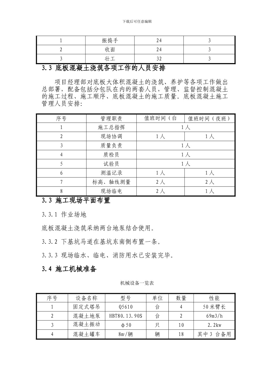 泰达城大体积混凝土施工方案_第3页
