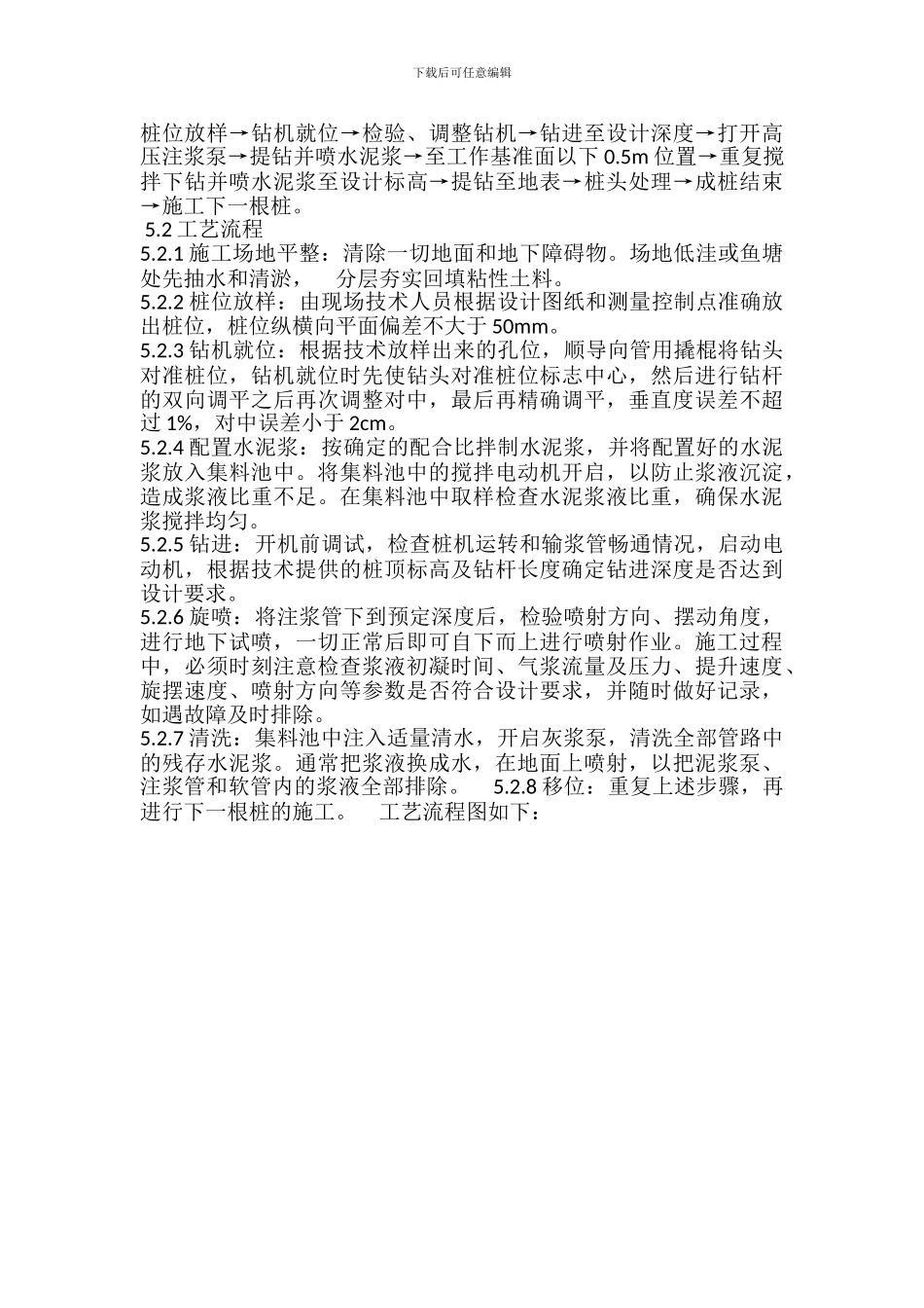 津保铁路旋喷桩施工作业指导书_第2页