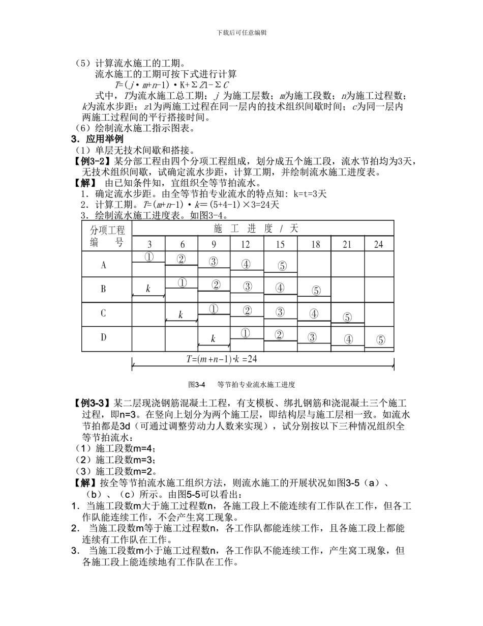 流水施工的组织方式_第2页