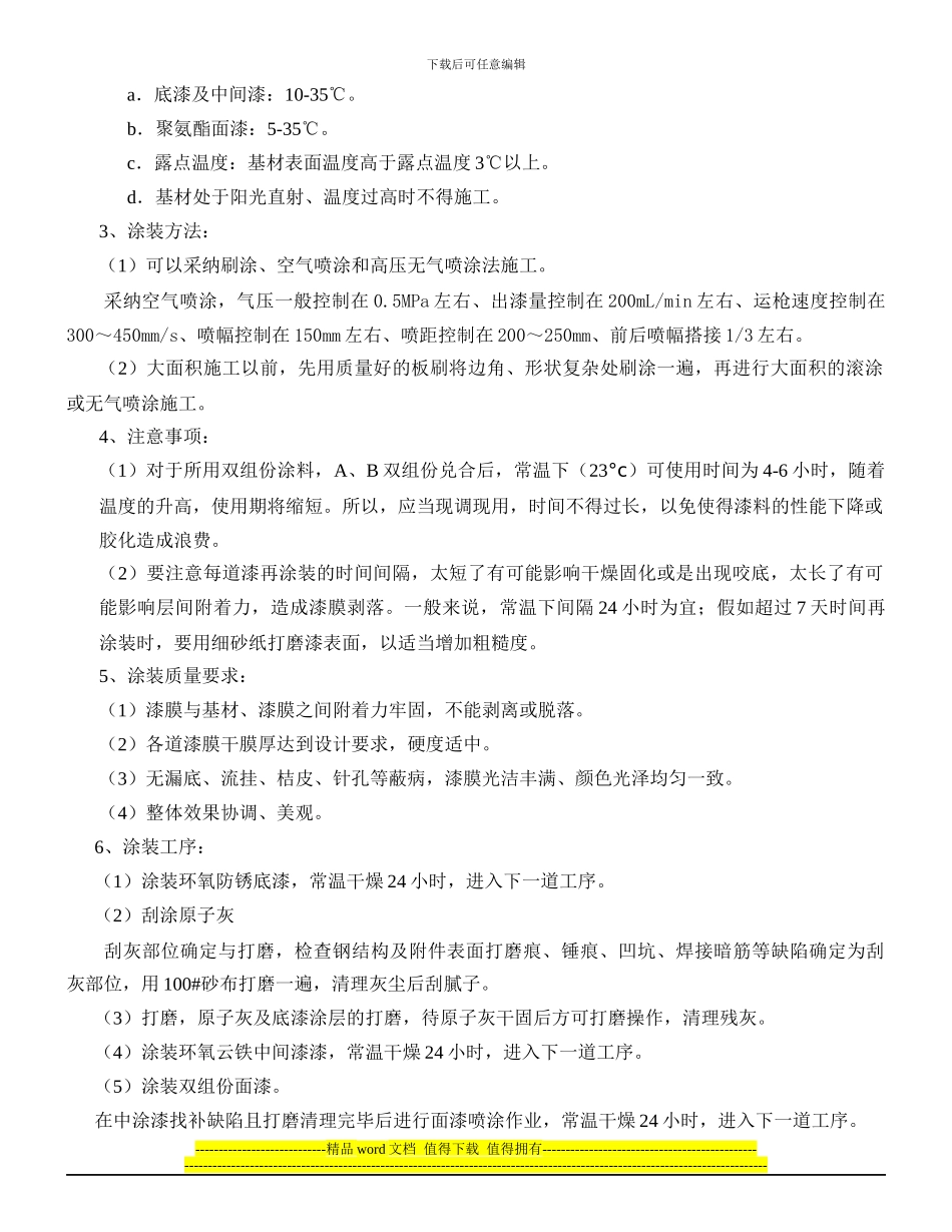 涂装方案及施工工艺_第2页