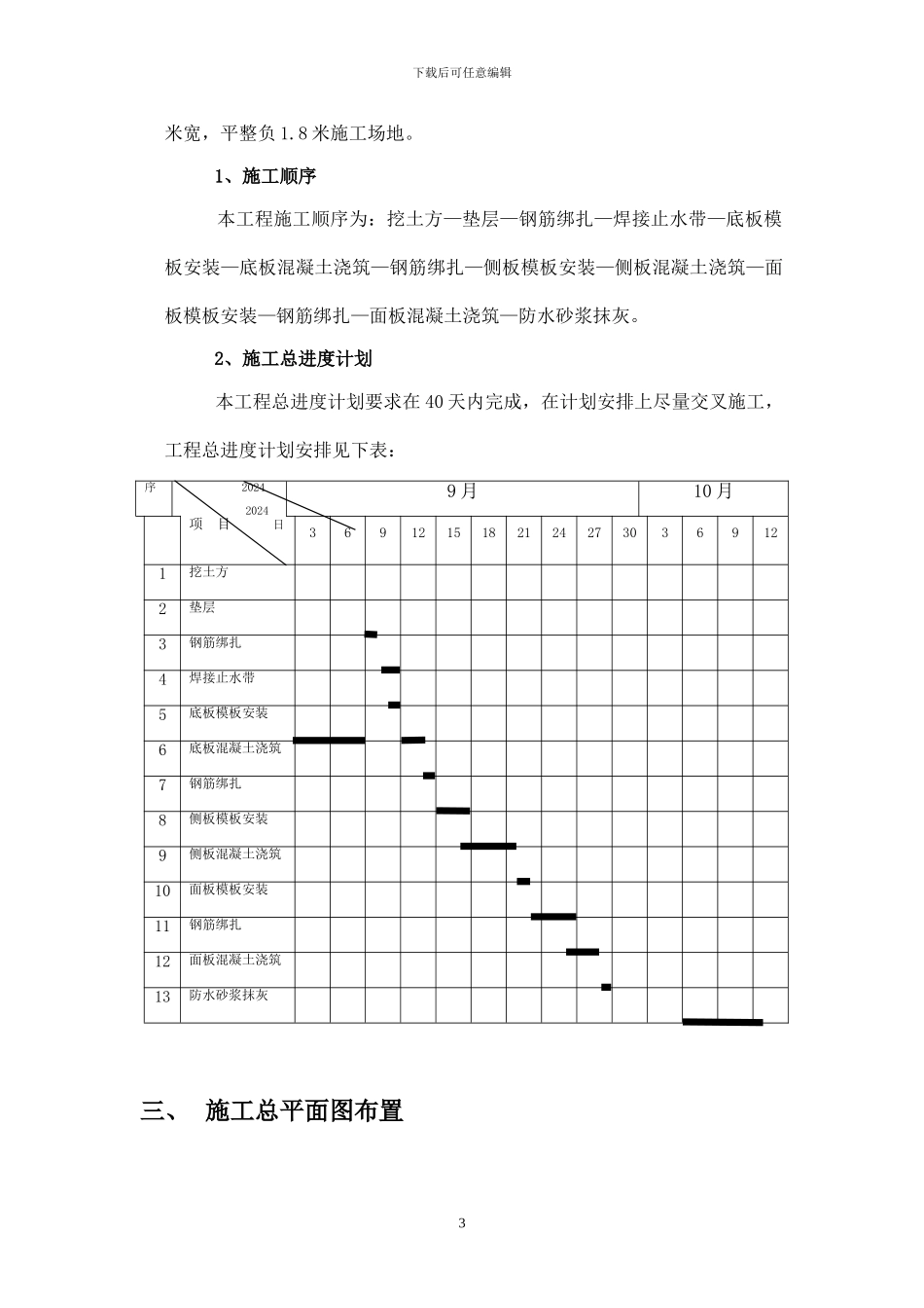 消防水池工程施工方案_第3页