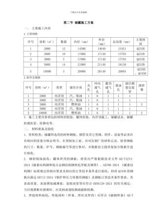 消防水罐施工方案
