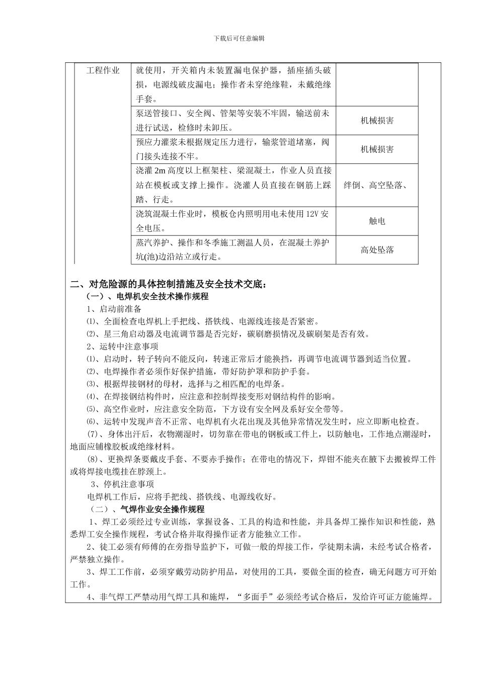 涵洞工程安全技术交底及危险源告知卡_第3页