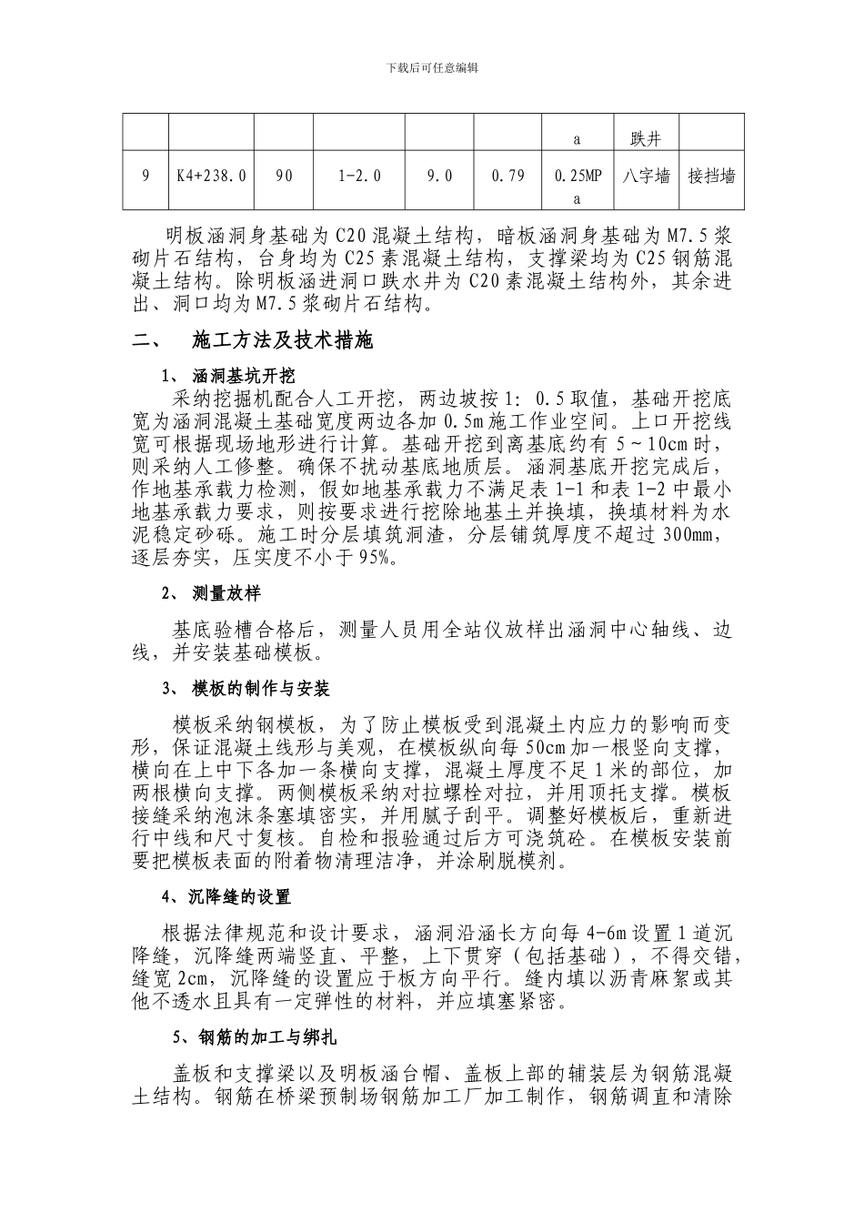 涵洞施工专项方案_第2页