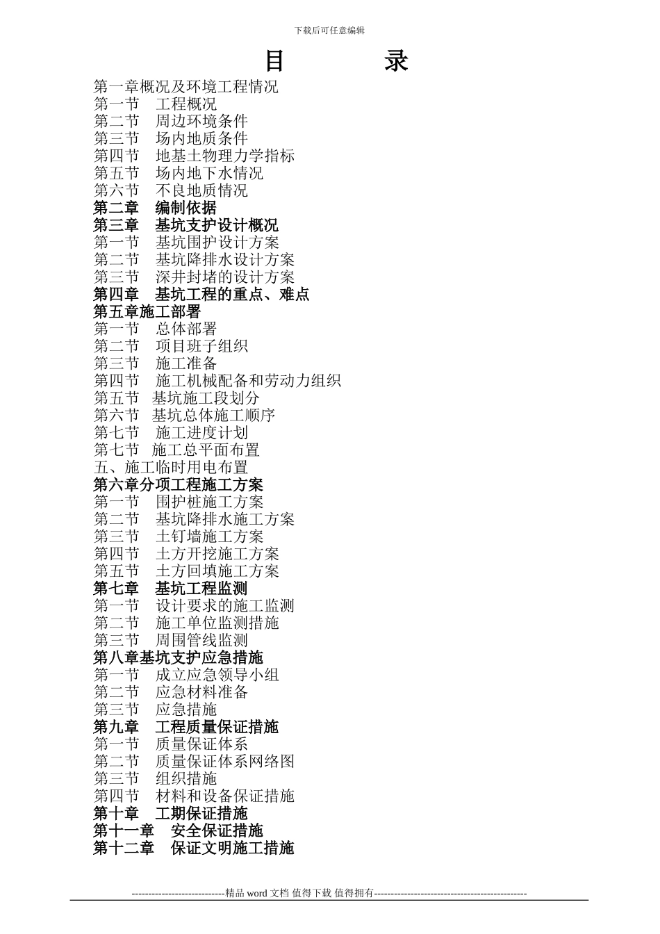 深基坑土方开挖专项施工方案-报建_第1页