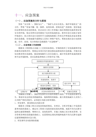 深基坑施工应急预案