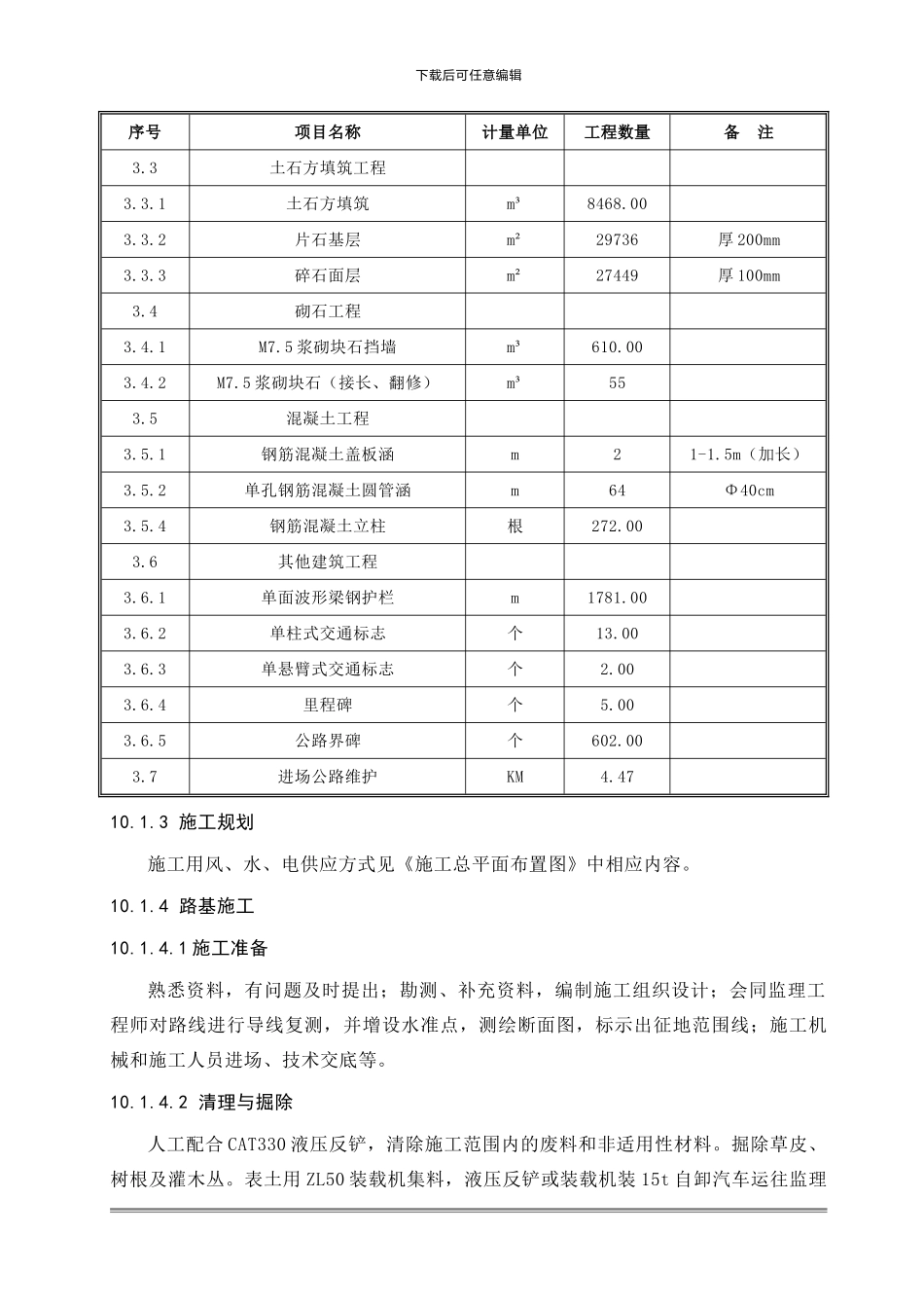 混凝土公路施工方案_第2页
