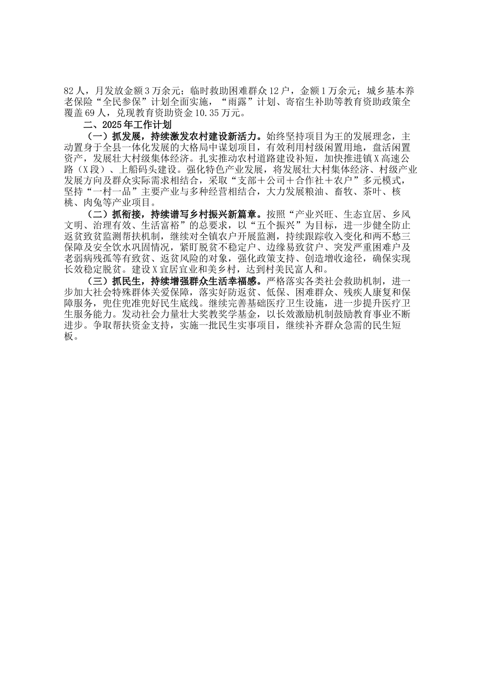 镇2024年工作总结暨2025年工作计划ding (2)_第2页