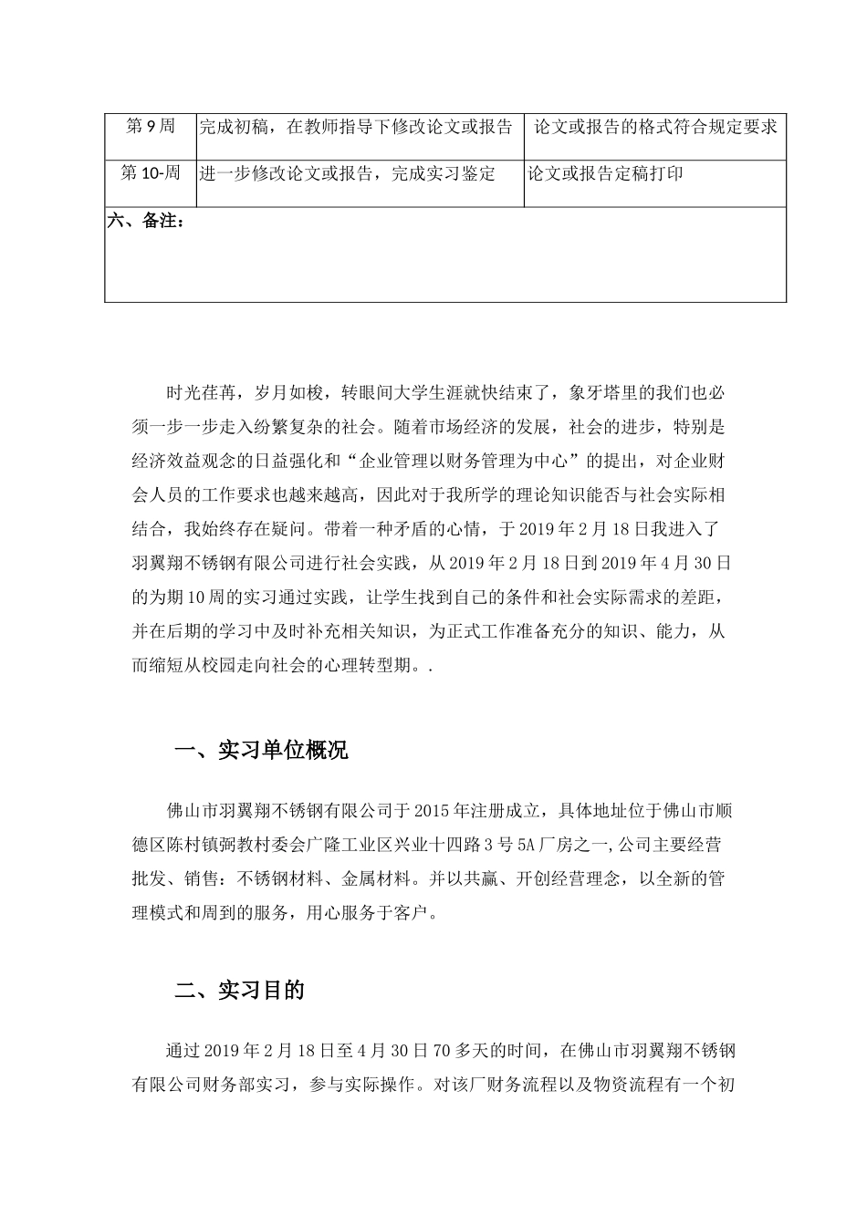 会计助理岗位工作实践报告_第2页