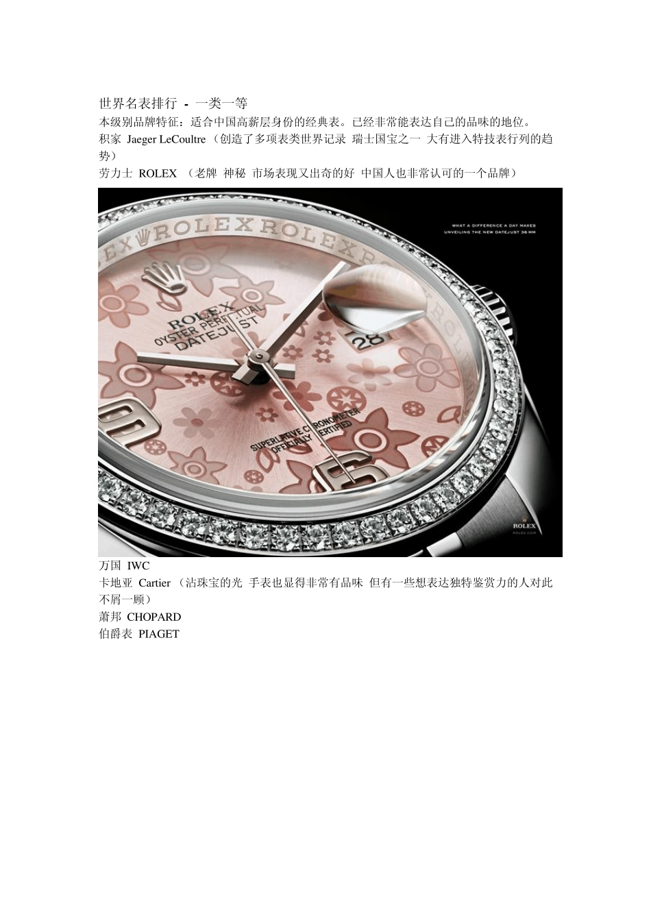 2013世界名表奢侈品排行榜_第3页
