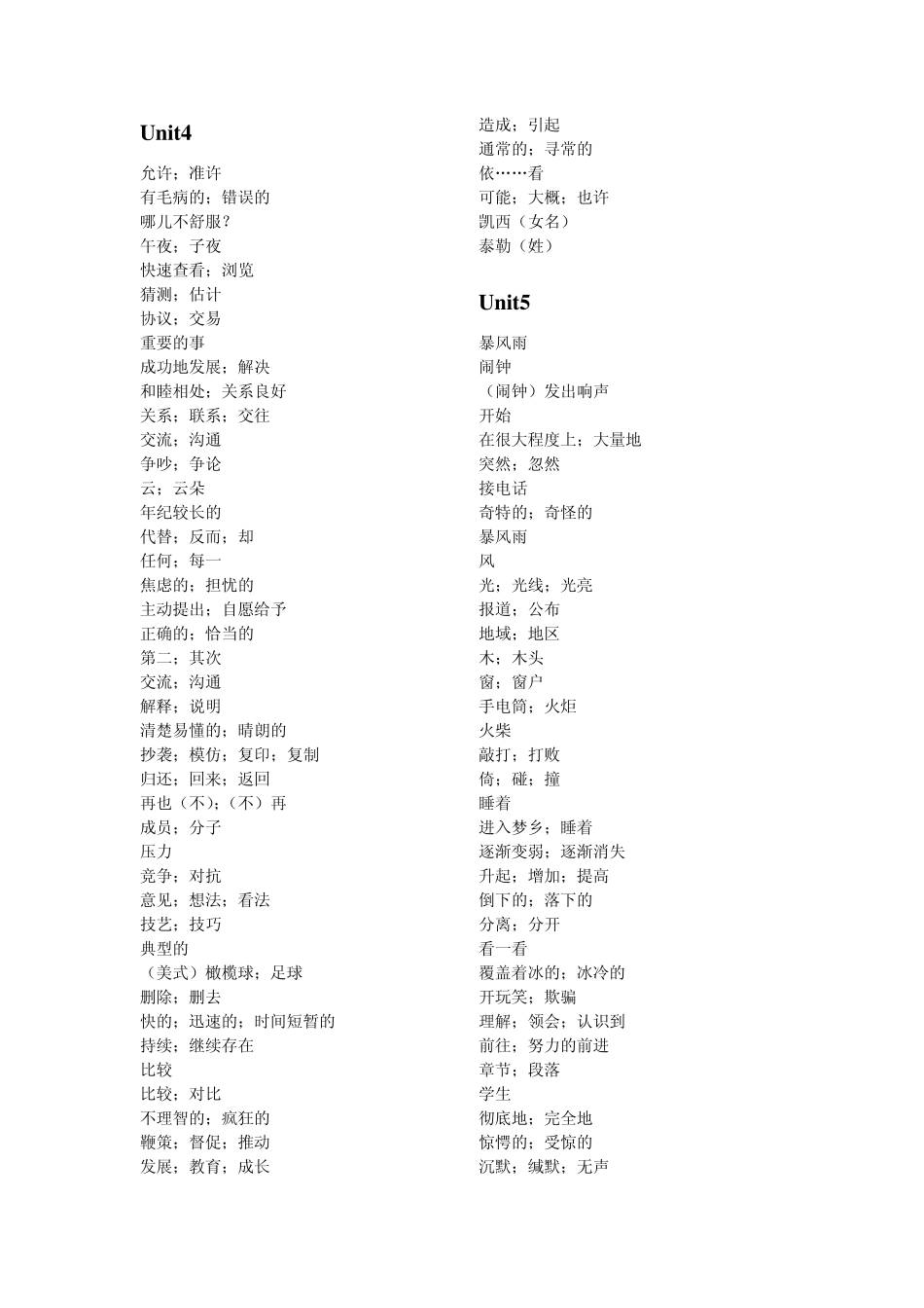 2013人教版八年级下册英语单词表_第3页