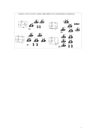 2013初中物理电学电路图大