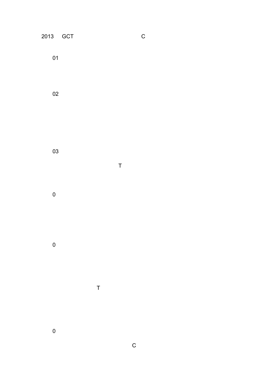 2013年GCT英语复习—核心词汇汇总(C一F)_第1页