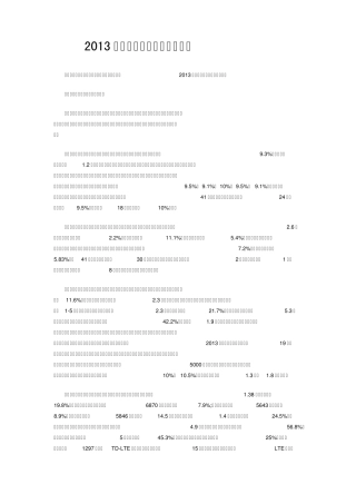 2013年上半年工业经济运行报告