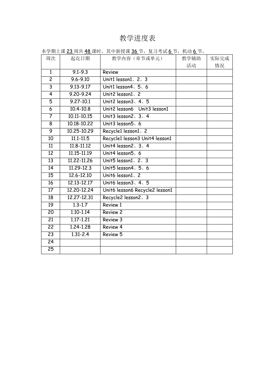 2013年人教版PEP小学英语五年级上册英文教案全集(81页)_第2页