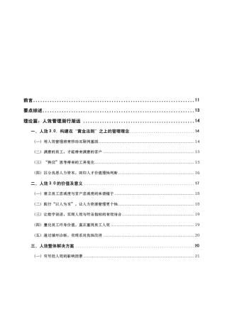 2013年人效企业白皮书