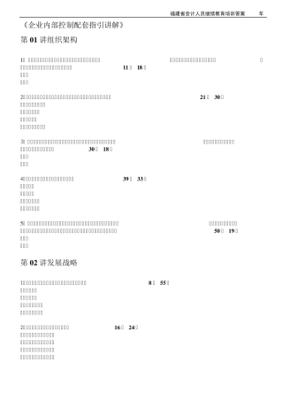2013年度福建省会计继续教育_全22小时_含题目全答案