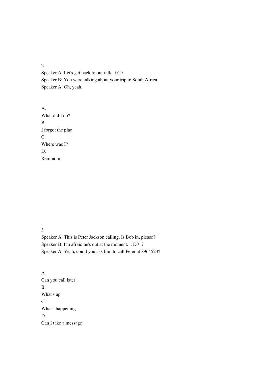 2013年成人河北学士学位英语考试答案115712.9066_第2页