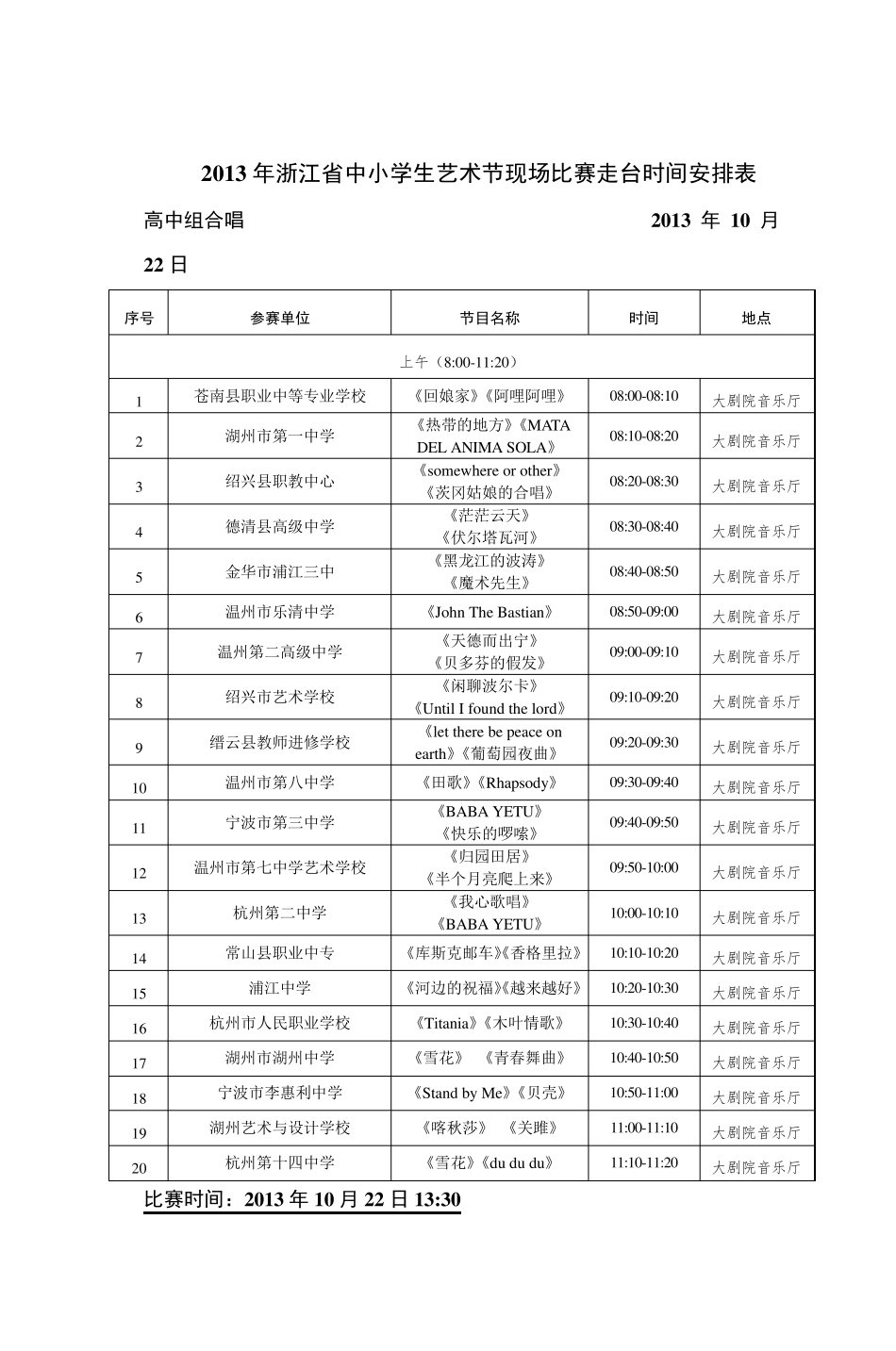 2013年浙江省中小学生艺术节_第3页