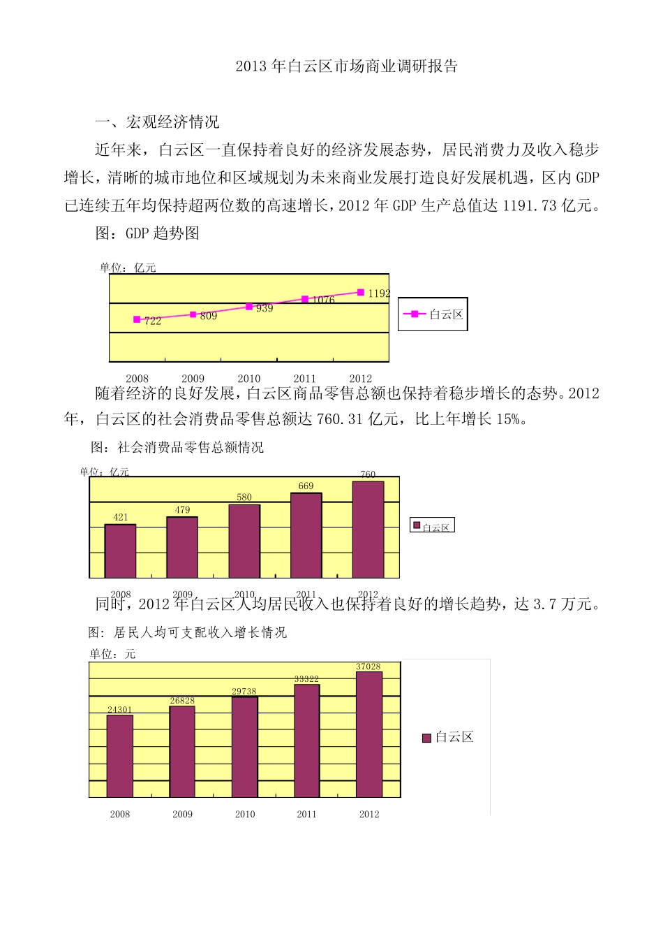 2013年白云区商业市场分析报告(10P)_第1页