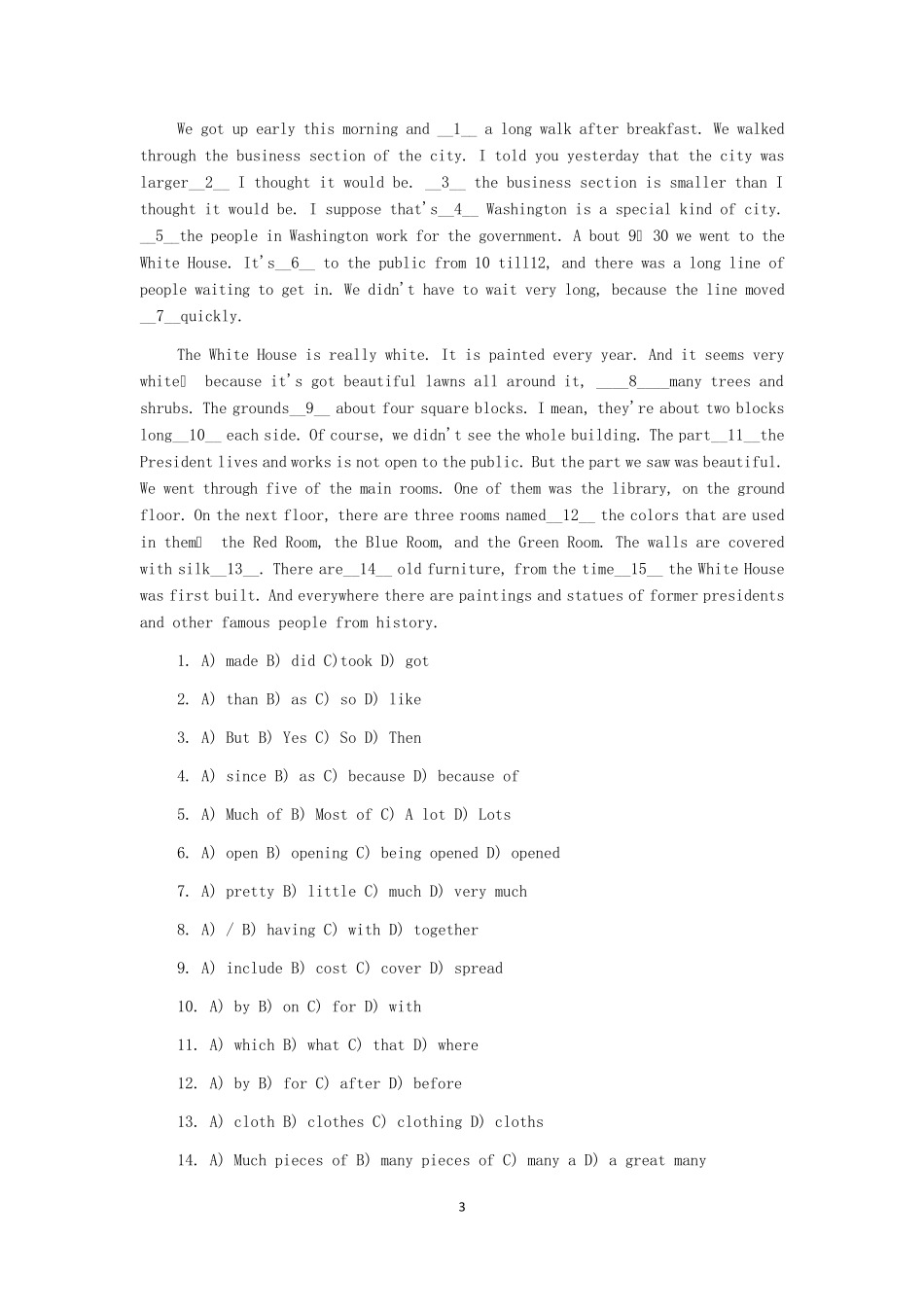 2013年职称英语考试理工类B级试题及答案_第3页