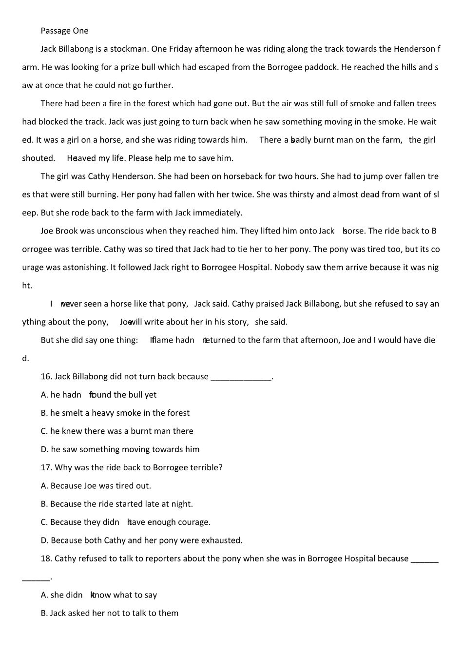 2013广东学位英语考试试题附答案_第3页