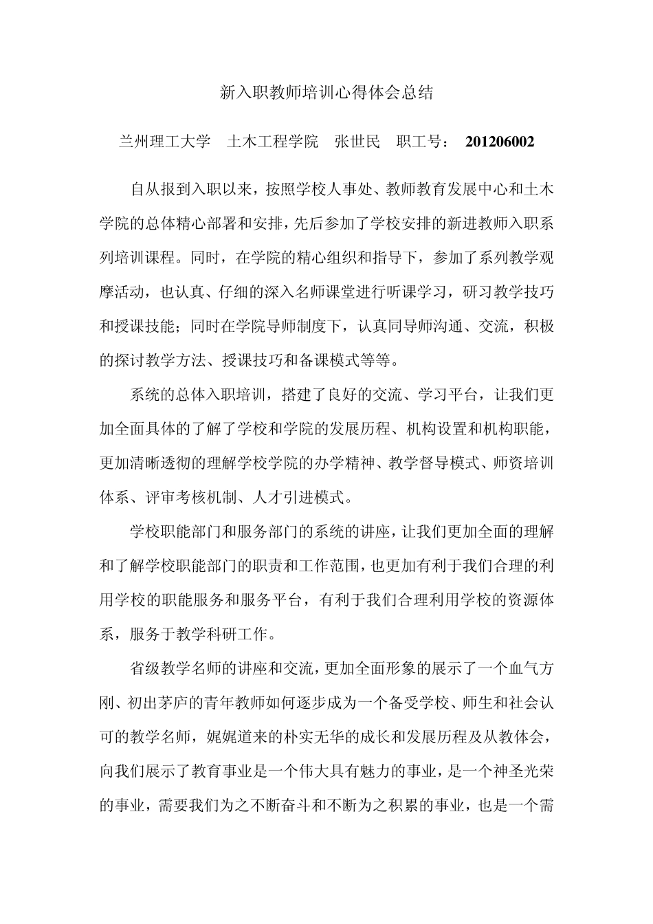2013新入职教师培训总结_第1页