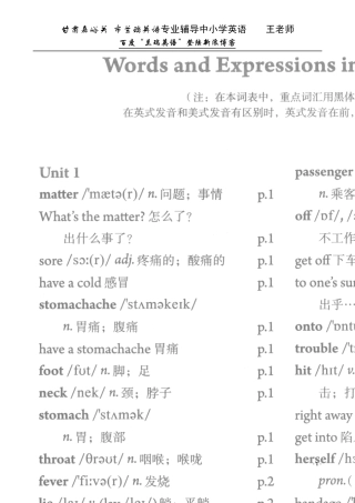 2013版人教版八年级英语下册单词表最新图像