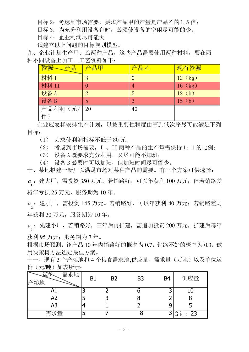 201420151数学建模复习题答案_第3页