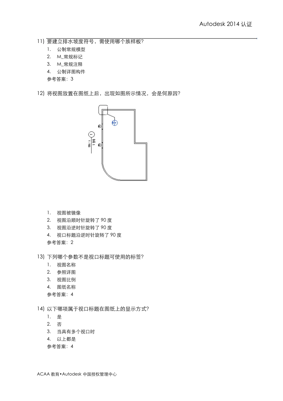 2014Revit初级工程师_第3页