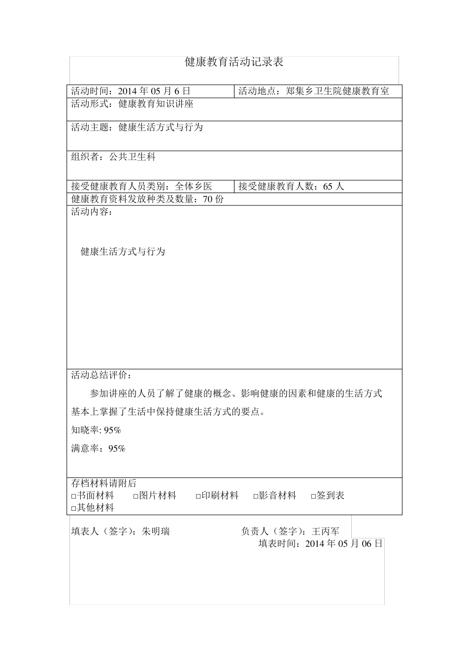 2014健康教育知识讲座_第2页