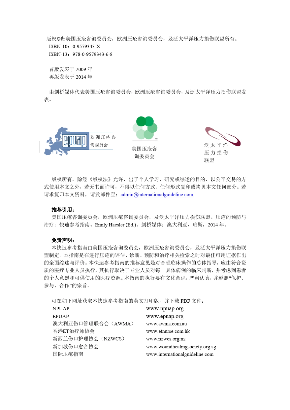 2014国际压疮指南_中文版_第2页