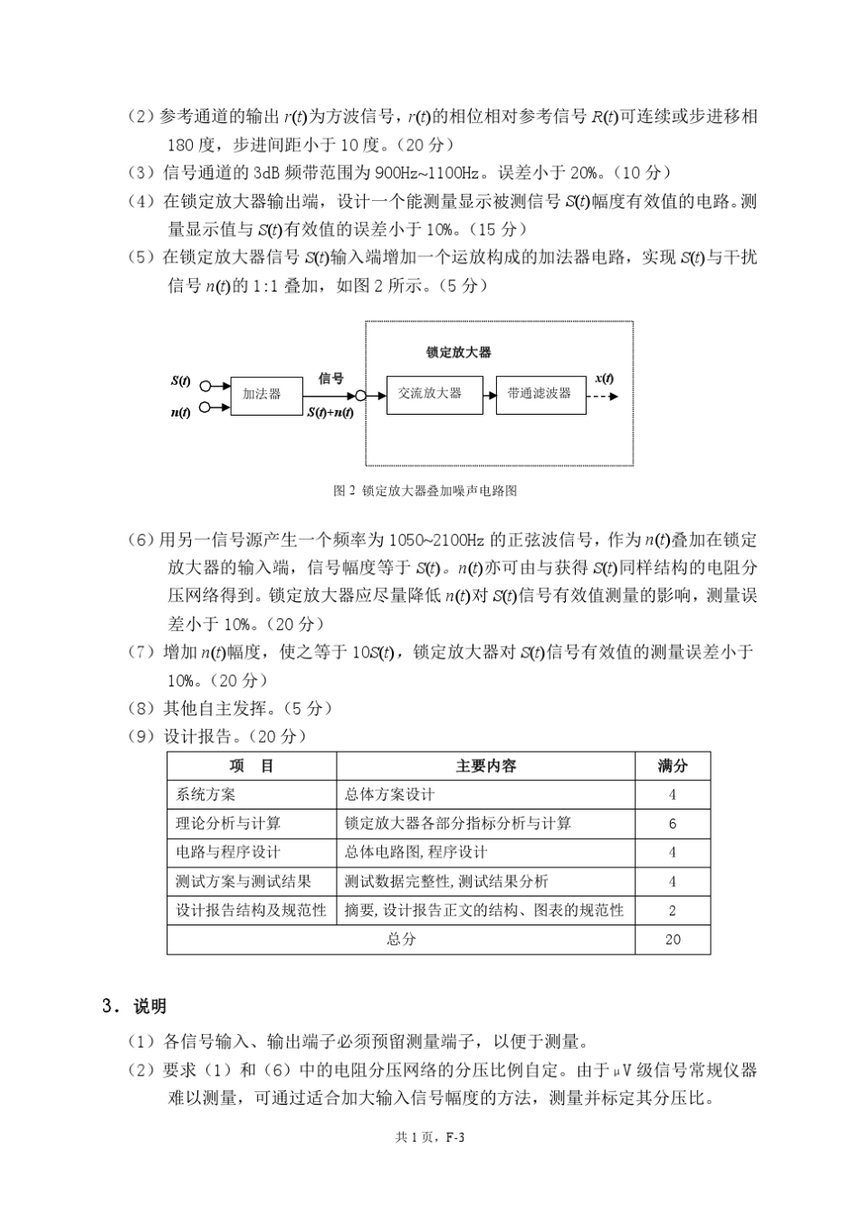 2014年TI杯大学生电子设计竞赛赛陕西赛题_第3页