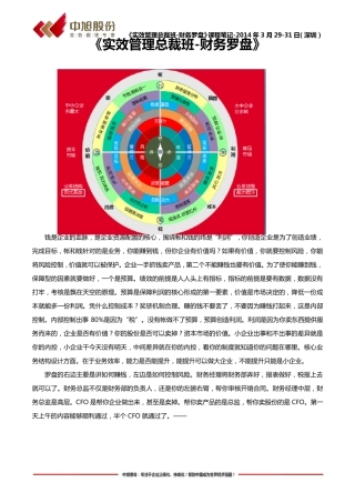2014年《财务罗盘》笔记