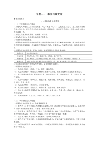 2014年中级导游考试《导游知识专题》章节考点知识归纳