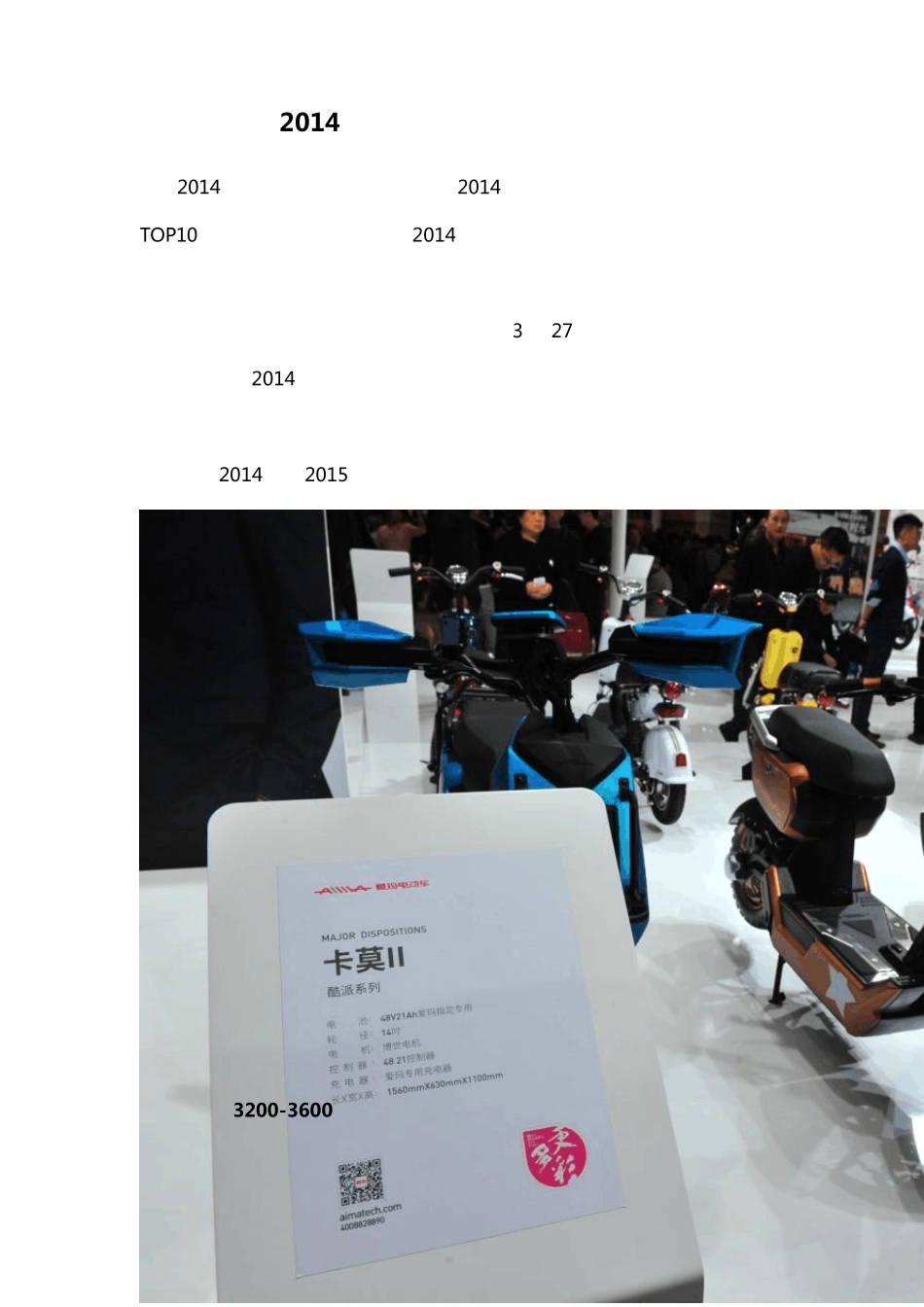 2014年十大电动车品牌销量排名_第1页